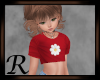 Andro Crop Daisy Red