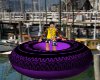 Tire Purple Floaty Tube