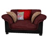 Wine Leather Chair *