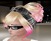Blond Pink Updo