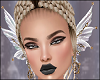 Gold White Moon Ear Fins