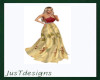JT Ball Gown Yellow Rose
