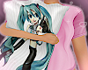 ! shirt + miku pillow<3