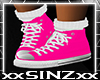 X Pink Kicks Sneakers X