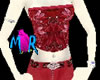Dragon Fly Corset Red