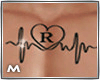 R pulse tattoo