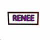 Custom Renee Name Plate