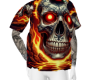 his skull shirt