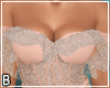 Peach Summer Ruffle Gown