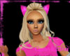 ~CK~ Pink Black Cat Ears