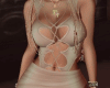 JZ Sexy Dress Nude L