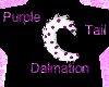 Purple Dalmation Tail