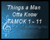 Di* Things a Man...