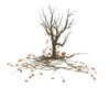 Fall Tree W/Roots