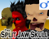 Split Jaw Skull -Mens