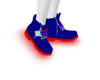 Blue LightUp Boots
