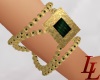 Gold & Emerald Bracelet
