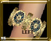*v5 Blue Gold Bracelet L