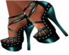 Ladies Green Heels