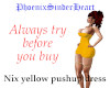 Nix yellow pushup dress