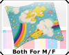 Care Bear Rainbow Pillow