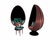 Indulgence egg chairs