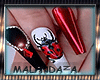 (MD) red nails polish