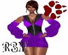 Shimmer Purple &Leather