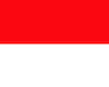 Indonesia flag drape