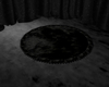 Round Black Rug