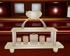 MP~IVORY CANDLE STAND