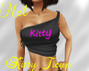 !M-Kitty Tie up tee