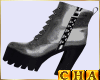 Cha`Gray Leather Boots