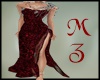 MZ/ Wine Sparkled Dress