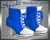!a Sneaker Blue Heels