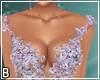 Floral Lilac Sheer Gown