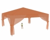 Peach Canopy Tent