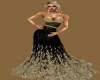 (MC) Gold Feather Gown