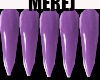 Purple Claw Nails XL