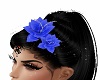 Blue Luxury Hair Flower