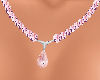 (V)Pink Diamond Necklace