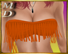 Fringed Copper Tube Top