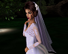 Perrywinkle wedding veil