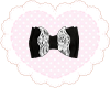 ♡ bow clip