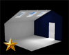 Dark Blue & White Spot