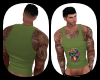 Army Skull Shirt+tats