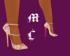 multi color  heels