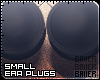 Black Small Plugs