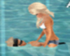 couples swim