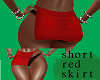 short red skirt